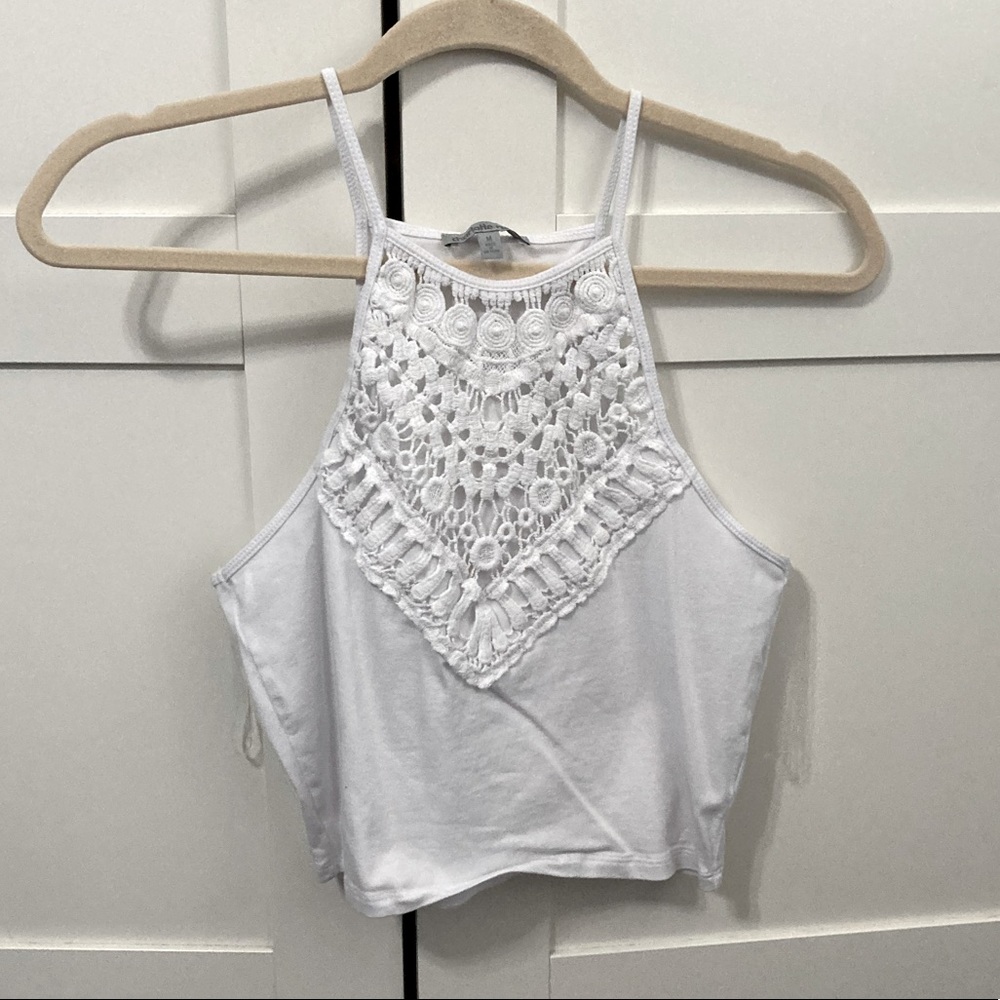 Charlotte Russe Size Medium White Tanktop